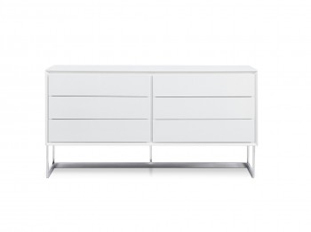 Gorgeous White Oak Buffet with Stainless Steel Base Gorgeous White Oak Buffet with Stainless Steel Base