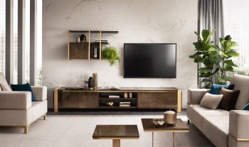 Popular Luxury TV Stand in Unique Finish