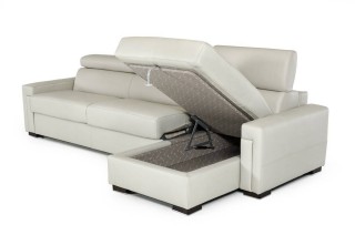 Luxurious Full Italian Leather L-shape Furniture