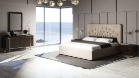 Graceful Wood Elite Modern Bedroom Sets