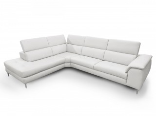 Unique Leather Upholstery Corner L-shape Sofa