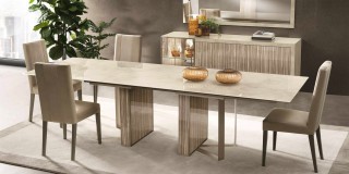 Modern Extendable Wooden Furniture Dining Room Sets