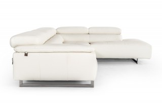 Bright Refreshing Look Sectional with Extra Padded Cushions