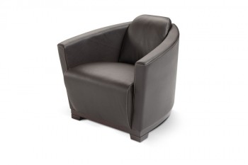 Hotel Contemporary Italian Leather Chair