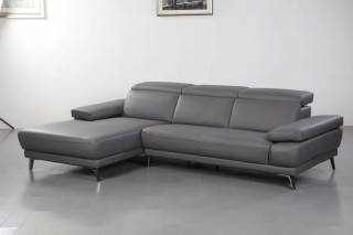 Luxury Sectional Upholstered in Real Leather