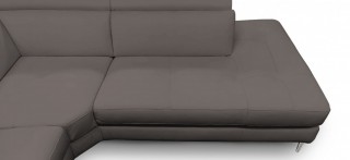 Luxury Full Leather Sectional with Chaise