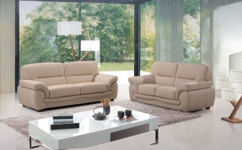 Top Grain Italian Leather Sofa Set