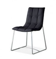 Stylish Black Stitched Dining Chairs