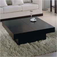 Tahiti Contemporary Square Motion Storage Coffee Table