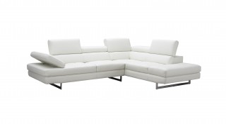Adjustable Advanced Top-Grain Leather Sectional
