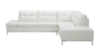 Elite Furniture Italian Leather Upholstery with Pillows