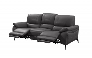 Contemporary Attractive Leather Living Room Set