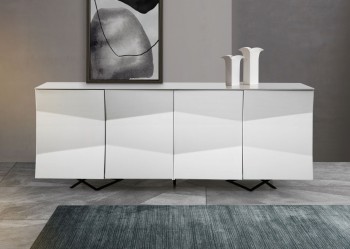 Modern White High Gloss Dining Buffet