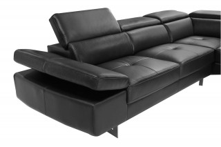 Advanced Adjustable Modern Leather L-shape Sectional