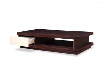 Modern Oak and Grey Gloss Coffee Table