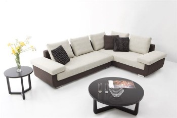 Exquisite Modern Micro Suede Fabric Sectional