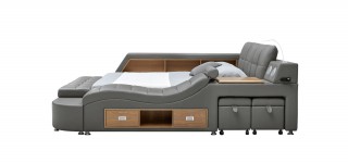 High-class Leather Elite Platform Bed