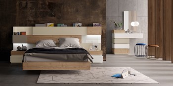 Elegant Wood High End Platform Bed