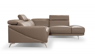 High-class Leather Upholstery Corner L-shape Sofa