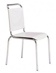 Structure Chair with Leatherette Seat and Back