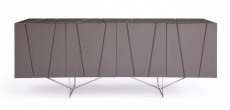 Modern Grey High Gloss Buffet for Living Room Modern Grey High Gloss Buffet for Living Room