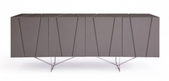 Modern Grey High Gloss Buffet for Living Room Modern Grey High Gloss Buffet for Living Room