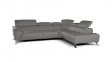Advanced Adjustable Leather Sectional with Chaise Advanced Adjustable Leather Sectional with Chaise