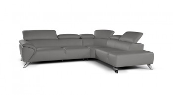 Advanced Adjustable Leather Sectional with Chaise Advanced Adjustable Leather Sectional with Chaise