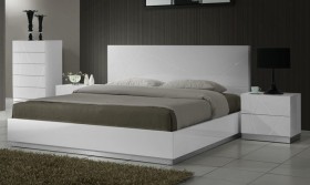 Lacquered Exclusive Quality High End Platform Bed