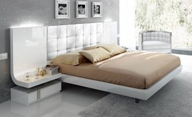 Extravagant Wood High End Platform Bed