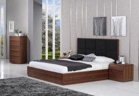 Refined Wood Modern Platform Bed