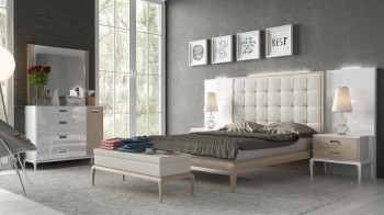 Stylish Wood High End Bedroom Furniture with Extra Storage