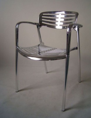 Stackable Aluminum Dining Chair