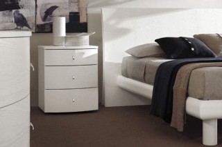 Made in Italy Wood Modern Bedroom Sets with Optional Storage System