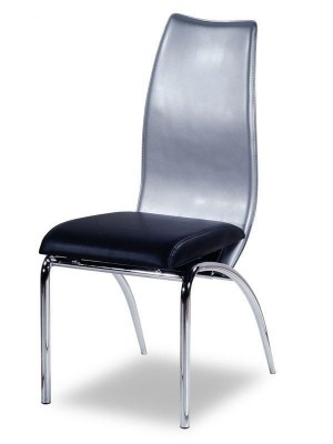 Contemporary Designer Silver Dining Chair