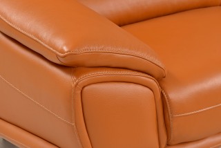 High-class Sectional Upholstered in Real Leather