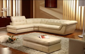 Advanced Adjustable Leather Corner Sectional Sofa