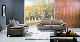 Leather Sofa Loveseat Living Room Set
