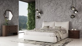 Italian Leather Designer Bedroom Furniture Sets