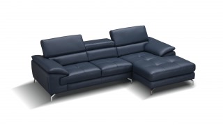 Adjustable Advanced Modern Leather L-shape Sectional