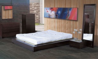 Unique Wood Modern Platform Bed