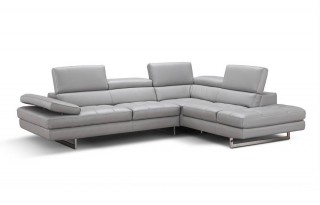 Exclusive Modern Leather L-shape Sectional