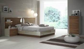 Lacquered Elegant Quality Elite Platform Bed with Extra Storage Lacquered Elegant Quality Elite Platform Bed with Extra Storage
