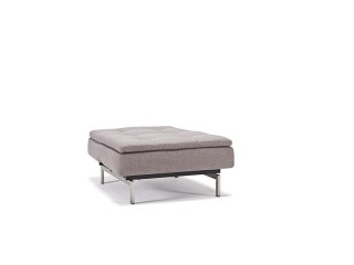 Grey Contemporary Fabric Upholstered Sofa Bed with Optional Chair