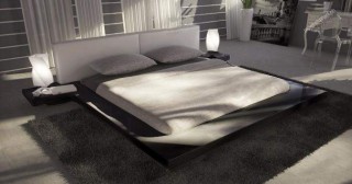 Unique Leather Elite Platform Bed