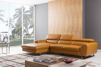 Luxury Italian Top Grain Leather Sectional Sofa