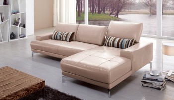 Exclusive Top-Grain Leather Sectional