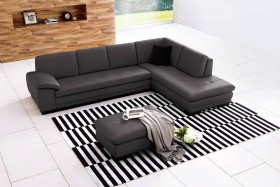 Sectional Sofa in Top Grain Italian Leather