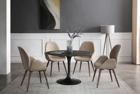 Modern Dining Table with Comfortable Side Chairs