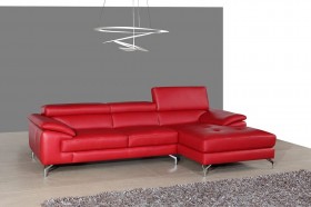 Contemporary Modern Top-Grain Italian Sectional